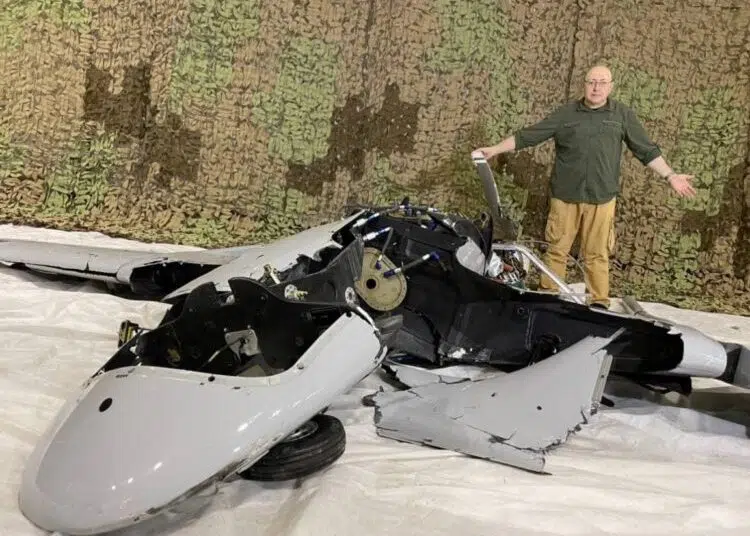 Des éventuels débris d'un drone russe découverts en Roumanie dans le cadre du conflit en Ukraine.