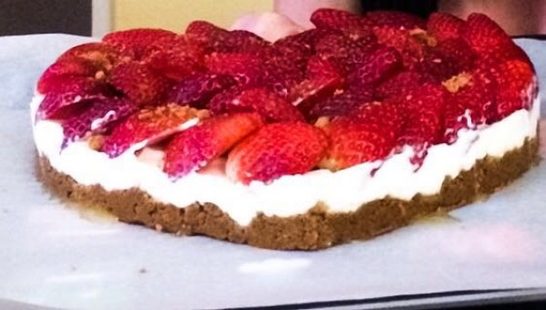 Tarte aux fraises sans cuisson